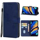 Leather Phone Case For Wiko View Lite(Blue) - 1