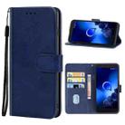 Leather Phone Case For Alcatel 1C(Blue) - 1