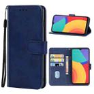 Leather Phone Case For Alcatel 1S(Blue) - 1