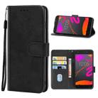 Leather Phone Case For BQ Aquaris M5(Black) - 1