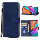 Leather Phone Case For Infinix Hot 8(Blue) - 1