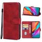 Leather Phone Case For Infinix Hot 8(Red) - 1