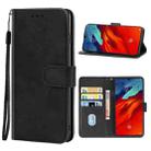 Leather Phone Case For Lenovo Z6 Pro(Black) - 1