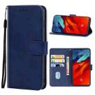 Leather Phone Case For Lenovo Z6 Pro(Blue) - 1