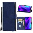 Leather Phone Case For Meizu M10(Blue) - 1