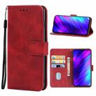 Leather Phone Case For Meizu M10(Red) - 1