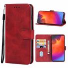 Leather Phone Case For Samsung Galaxy A9 Pro 2019(Red) - 1
