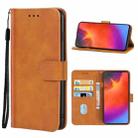 Leather Phone Case For Samsung Galaxy A9 Pro 2019(Brown) - 1