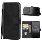 Leather Phone Case For Tecno POP 3(Black) - 1