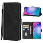 Leather Phone Case For Tecno Pouvoir 4(Black) - 1