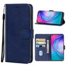 Leather Phone Case For Tecno Pouvoir 4(Blue) - 1