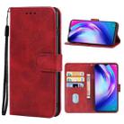 Leather Phone Case For Tecno Pouvoir 4 Pro(Red) - 1