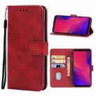 Leather Phone Case For Ulefone Power 3L(Red) - 1