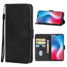 Leather Phone Case For vivo V9(Black) - 1