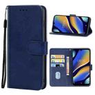 Leather Phone Case For Wiko View3(Blue) - 1