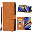 Leather Phone Case For Wiko View3(Brown) - 1