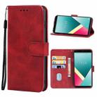 Leather Phone Case For Wiko Y61(Red) - 1