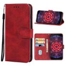 Leather Phone Case For ZTE nubia Red Magic 3(Red) - 1