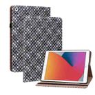 Color Weave Smart Leather Tablet Case For iPad 10.2 2019/Air 2019/10.5/10.2 2020/2021(Black) - 1