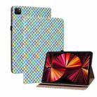 Color Weave Smart Leather Tablet Case For iPad Pro 11 2021 / 2020 / 2018 / Air 2020 10.9 (Rainbow) - 1