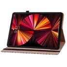 Color Weave Smart Leather Tablet Case For iPad Pro 11 2021 / 2020 / 2018 / Air 2020 10.9 (Black) - 4