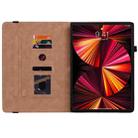 Color Weave Smart Leather Tablet Case For iPad Pro 11 2021 / 2020 / 2018 / Air 2020 10.9 (Brown) - 3