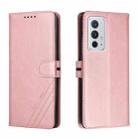 For OnePlus 9RT 5G Cow Texture Leather Phone Case(Rose Gold) - 1