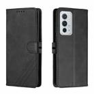 For OnePlus 9RT 5G Cow Texture Leather Phone Case(Black) - 1