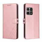 For OnePlus 10 Pro 5G Cow Texture Leather Phone Case(Rose Gold) - 1