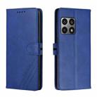 For OnePlus 10 Pro 5G Cow Texture Leather Phone Case(Blue) - 1