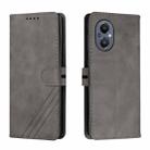 For OnePlus Nord N20 5G Cow Texture Leather Phone Case(Grey) - 1