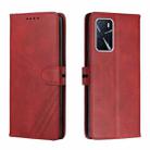 For OPPO A55 5G / A56 5G Cow Texture Leather Phone Case(Red) - 1