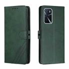 For OPPO A55 5G / A56 5G Cow Texture Leather Phone Case(Green) - 1