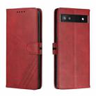 For Google Pixel 6a Cow Texture Leather Phone Case(Red) - 1