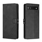 For Google Pixel 6a Cow Texture Leather Phone Case(Black) - 1