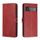 For Google Pixel 6 Cow Texture Leather Phone Case(Red) - 1