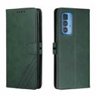 For Motorola Edge 20 Lite Cow Texture Leather Phone Case(Green) - 1