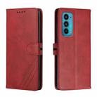 For Motorola Edge 20 Cow Texture Leather Phone Case(Red) - 1
