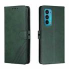 For Motorola Edge 20 Cow Texture Leather Phone Case(Green) - 1