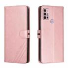 For Motorola Moto G Power 2022 Cow Texture Leather Phone Case(Rose Gold) - 1