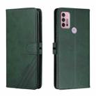 For Motorola Moto G Power 2022 Cow Texture Leather Phone Case(Green) - 1