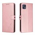 For Motorola Moto G50 5G Cow Texture Leather Phone Case(Rose Gold) - 1