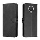 For Nokia G10 / G20 / G30 Cow Texture Leather Phone Case(Black) - 1