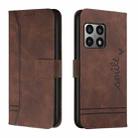 For OnePlus 10 Pro 5G Retro Skin Feel TPU + PU Leather Phone Case(Coffee) - 1