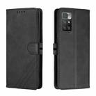 For Xiaomi Redmi 10 Cow Texture Leather Phone Case(Black) - 1