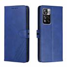 For Xiaomi Redmi Note 11 Pro Cow Texture Leather Phone Case(Blue) - 1