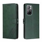 For Xiaomi Redmi Note 11 5G Cow Texture Leather Phone Case(Green) - 1