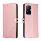 For Xiaomi 11T / 11T Pro Cow Texture Leather Phone Case(Rose Gold) - 1