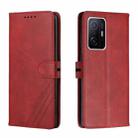 For Xiaomi 11T / 11T Pro Cow Texture Leather Phone Case(Red) - 1