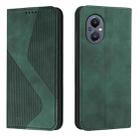 For OnePlus Nord 20 5G Skin Feel Magnetic S-type Leather Phone Case(Green) - 1